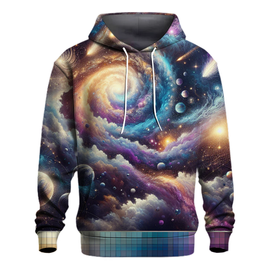 Whimsical Cosmic Journey Hoodie