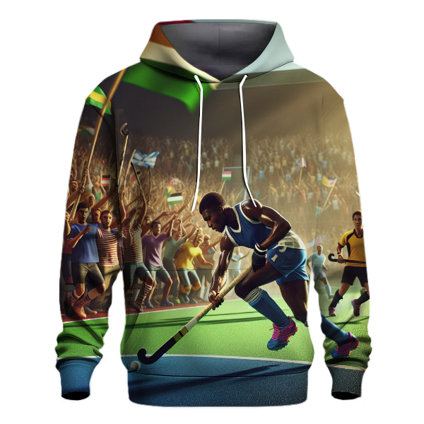 Field Hockey Action Hoodie