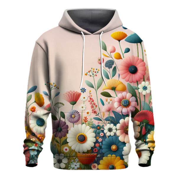 Dreamy Floral Whimsy Hoodie