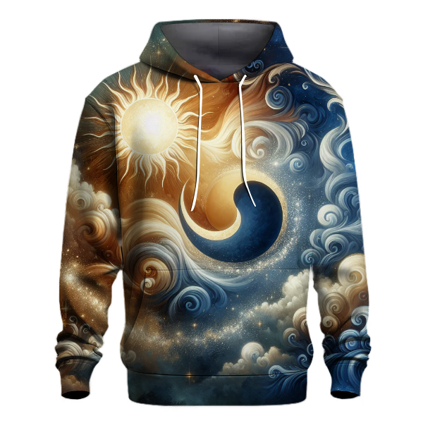 Celestial Sun and Moon Dance Hoodie