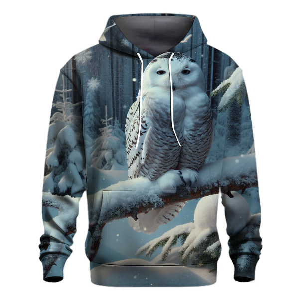 Snowy Owl Winter Hoodie