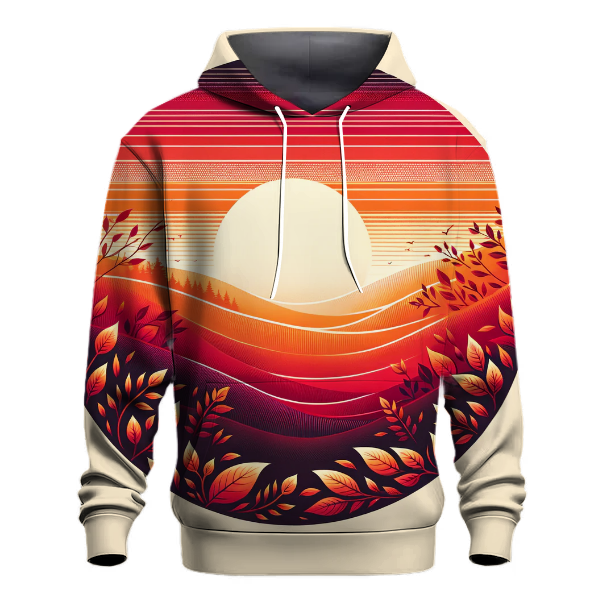 Autumn Sunset Gradient Hoodie