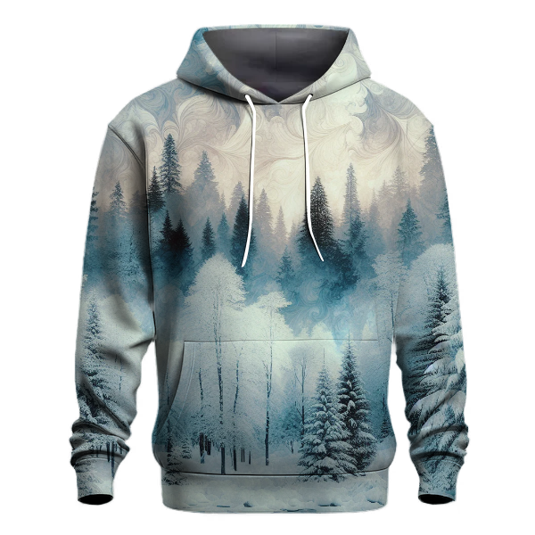 Cool Winter Forest Hoodie