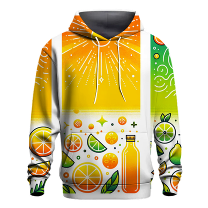 Vibrant Citrus Gradient Hoodie