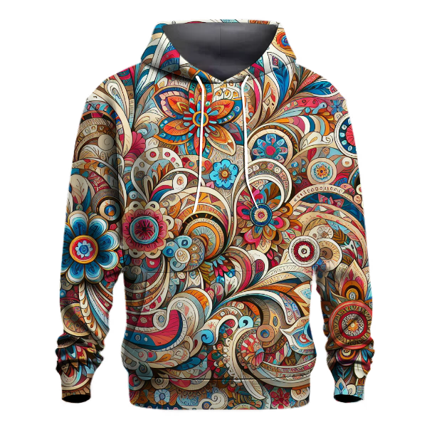 Folk Art Whirlwind Hoodie