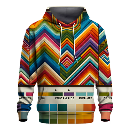 Zigzag Rainbow Spectrum Hoodie