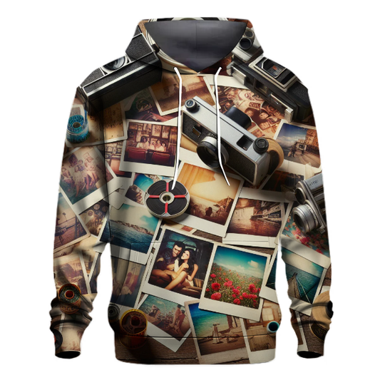 Retro Polaroid Memories Hoodie