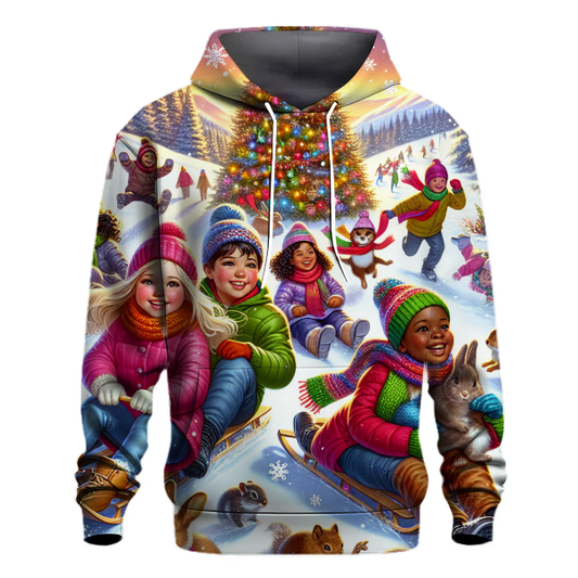 Cozy Winter Sledding Hoodie