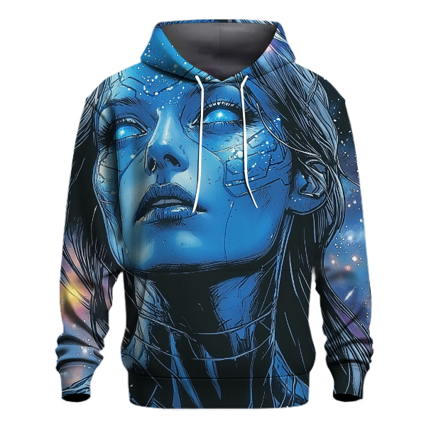 Karen Gillan: Nebula's Cold Calculations in Cosmic Conflicts Hoodie