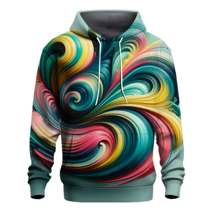 Artistic Abstract Swirls Hoodie