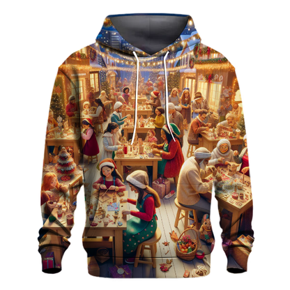 Crafty Christmas Village Hoodie