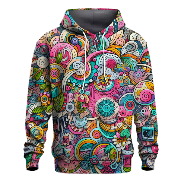 Funky Doodle Art Hoodie