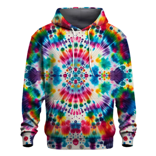 Rainbow Reflection Tie-Dye Hoodie