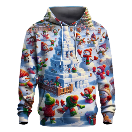 Joyful Snowman Gathering Hoodie