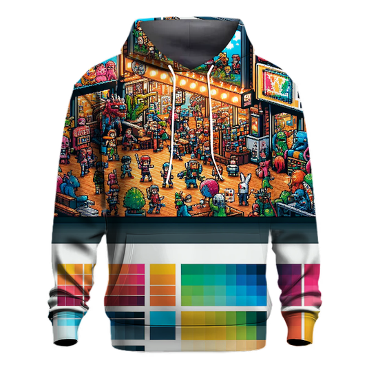 Classic Video Game Characters Hoodie