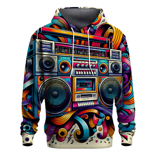 Retro Boombox Magic Hoodie