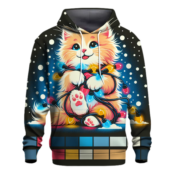 Cozy Christmas Cat Hoodie