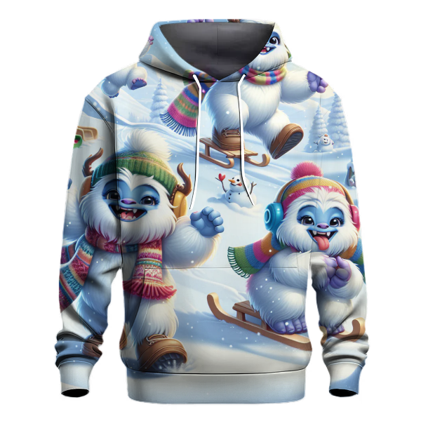 Playful Yeti Yule Hoodie