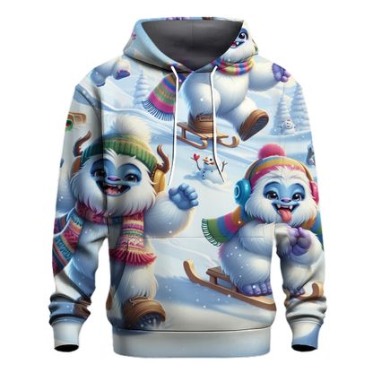 Playful Yeti Yule Hoodie