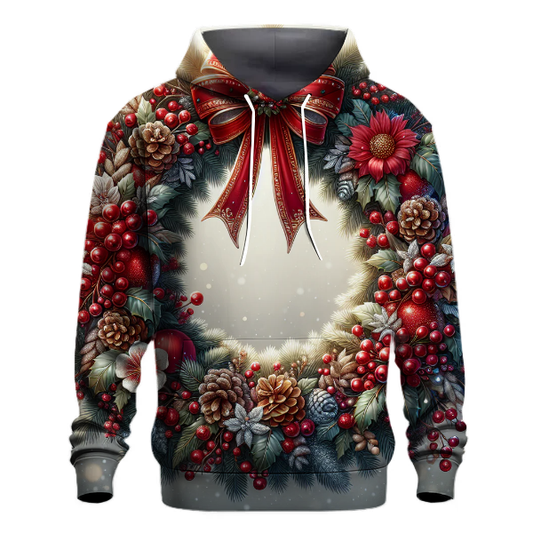 Joyful Christmas Wreath Hoodie