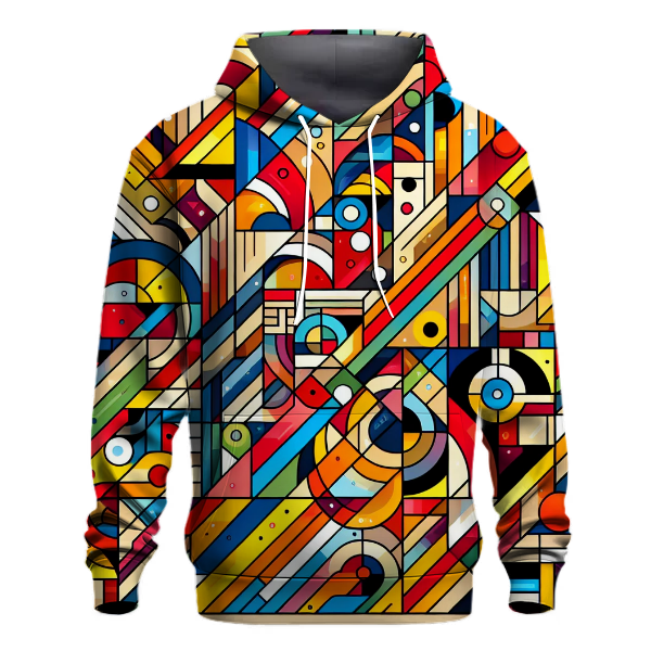 Colorful Geometric Patterns Hoodie