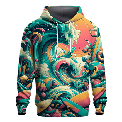 Electric Ocean Vibes Hoodie