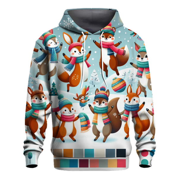 Winter Wonderland Animal Friends Hoodie