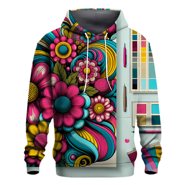 Floral Burst Hoodie