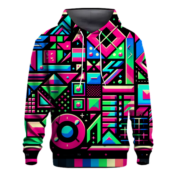 Neon Geometry Hoodie