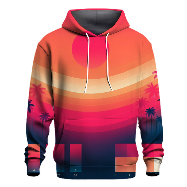 Coral Sunset Hoodie