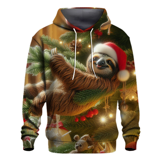 Christmas Sloth Chill Out Hoodie