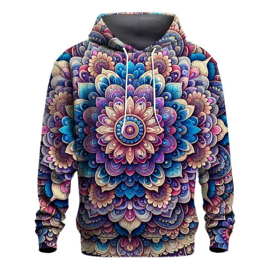 Peaceful Mandala Garden Hoodie Hoodies Fashion