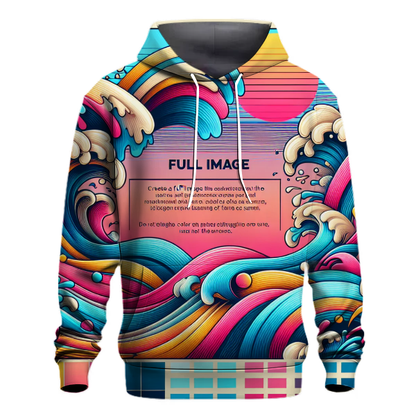 Rad Retro Waves Hoodie