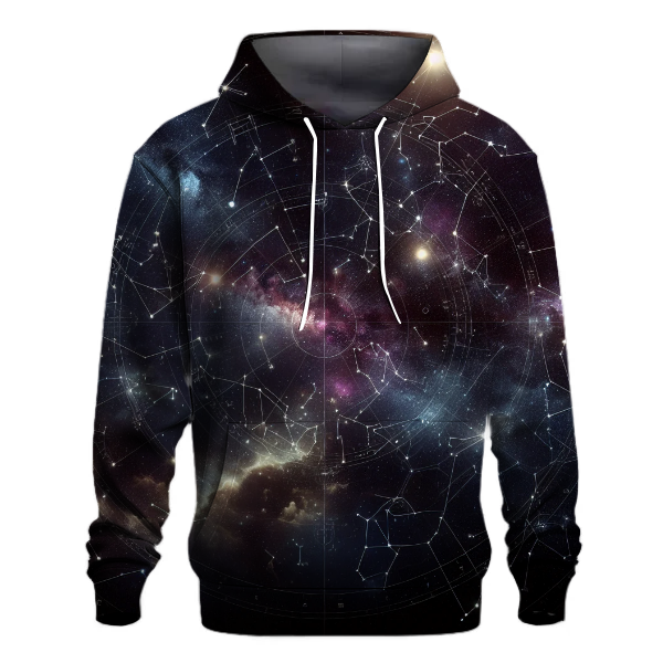 Galactic Constellation Maps Hoodie