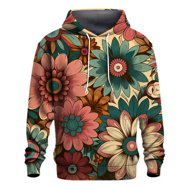 Flower Child Vibes Design Hoodie