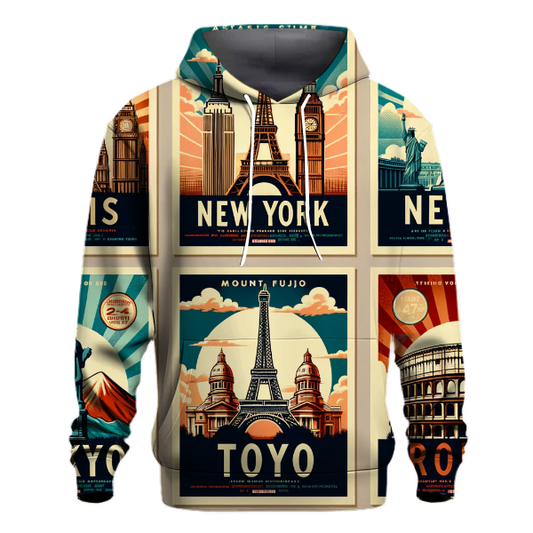 Vintage Travel Posters Hoodie