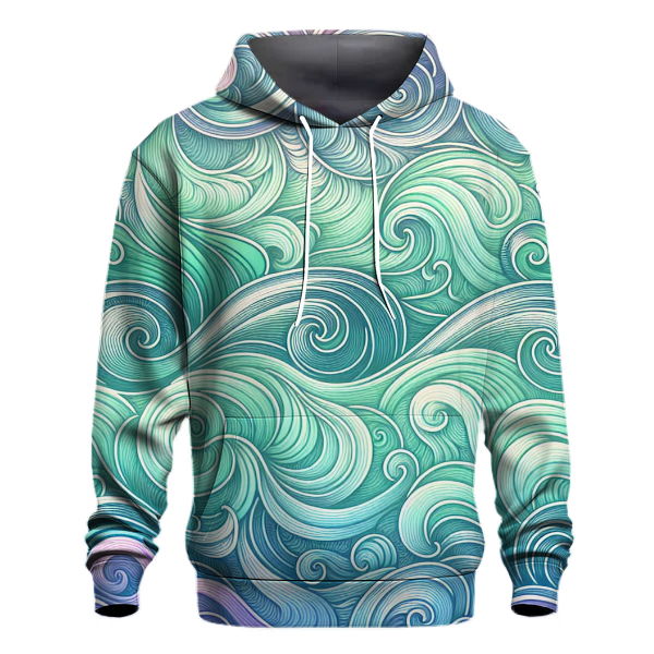 Icy Pastel Swirl Hoodie