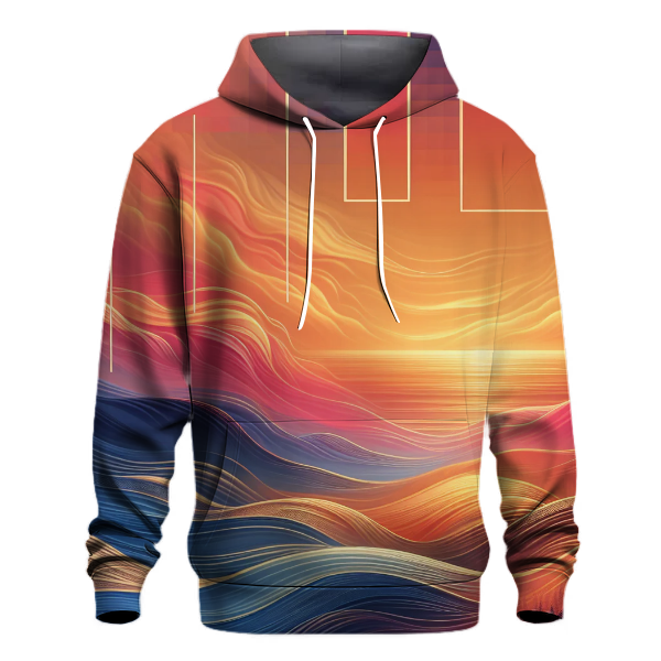 Ethereal Sunset Gradient Hoodie