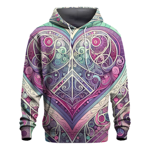 Hippie Heart Vibes Hoodie