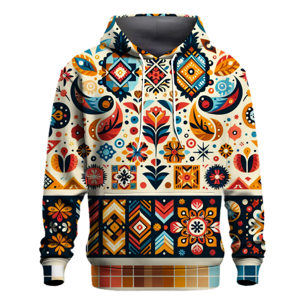 Folk Art Vibes Hoodie