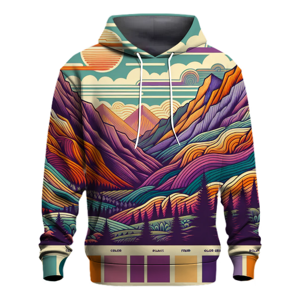 Radical Retro Landscape Hoodie