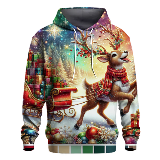 Reindeer Sleigh Ride Hoodie