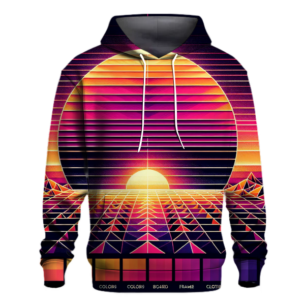 Geometric Sunset Dream Hoodie