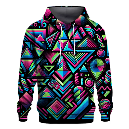 Radical 80s Geometry Hoodie