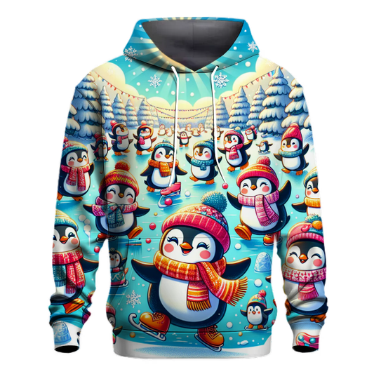 Penguins in Winter Wonderland Hoodie