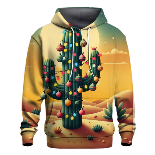 Christmas Cactus Celebration Hoodie