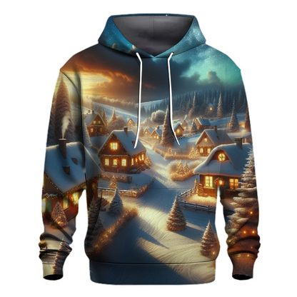 Charming Christmas Village Stroll Hoodie