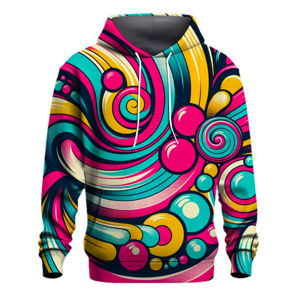 Dynamic Spiral Patterns Hoodie