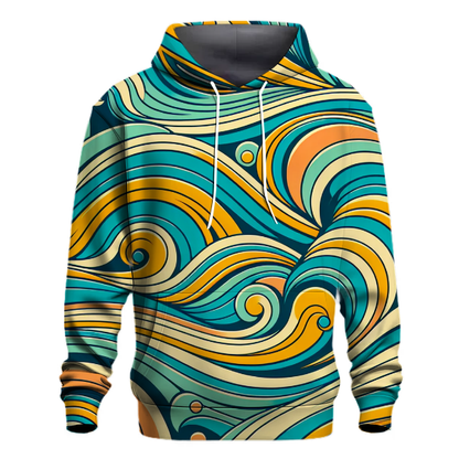 Groovy 70s Wave Hoodie