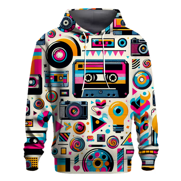 Kitschy Retro Icons Hoodie